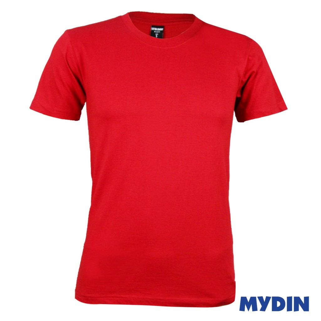 Cotton Comfort Short Sleeve T-Shirt 0817BECXDP01 (S-2XL) - Red