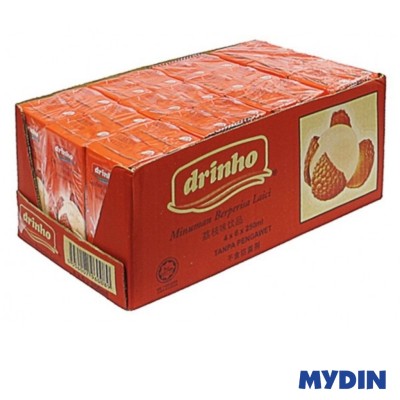 Drinho Lychee Packet Drinks (24 x 250ml)
